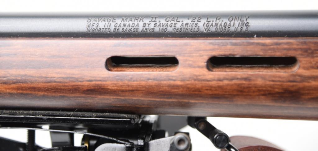 Lot #1702 - Savage Arms/Imp By Savage Arms Inc Mark II Bolt Action Rifle SN# 1257420 .22 LR