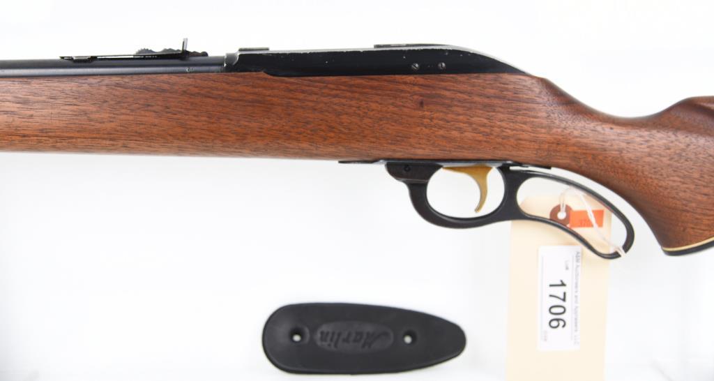 Lot #1706 - Marlin Firearms Co 57 Levermatic Lever Action Rifle SN# NSN2758 .22 Cal