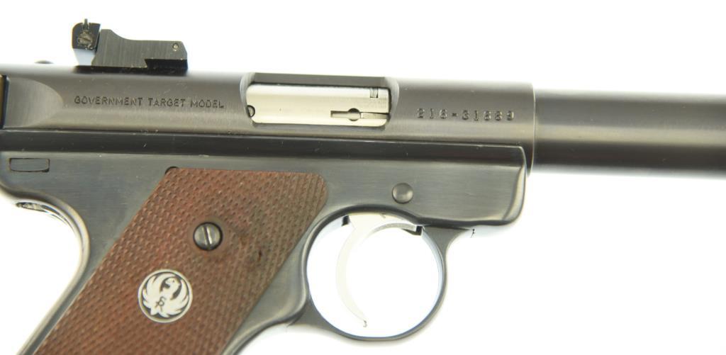 Lot #1720 - Sturm, Ruger & Co., Inc Mk II Government Target Semi Auto Pistol SN# 216-31689 .22 LR