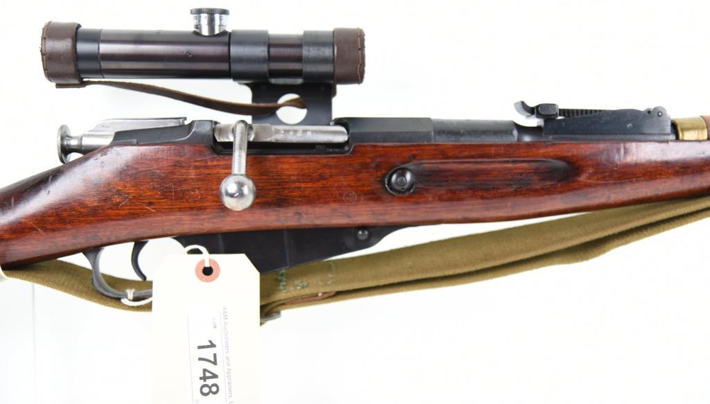 Lot #1748 - Mosin Nagant/Imp By Cai 1891/30 Sniper Bolt Action Rifle SN# 8382 7.62X54R