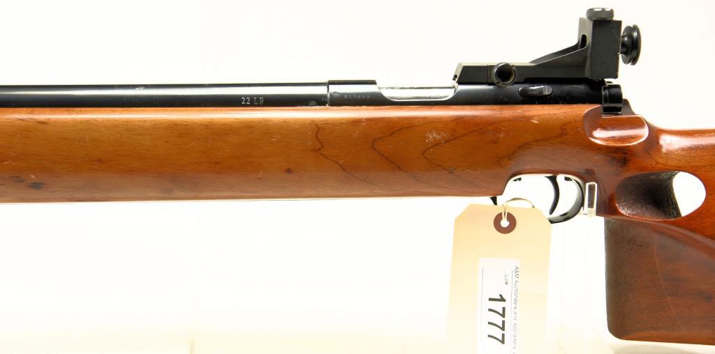 Lot #1777 - Walther KKM Bolt Action Rifle SN# 011659 .22 LR