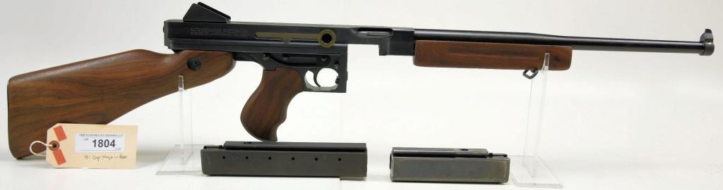 Lot #1804 - Auto Ordnance Corp Thompson Carbine Semi Auto Rifle SN# KC1665 .45 ACP