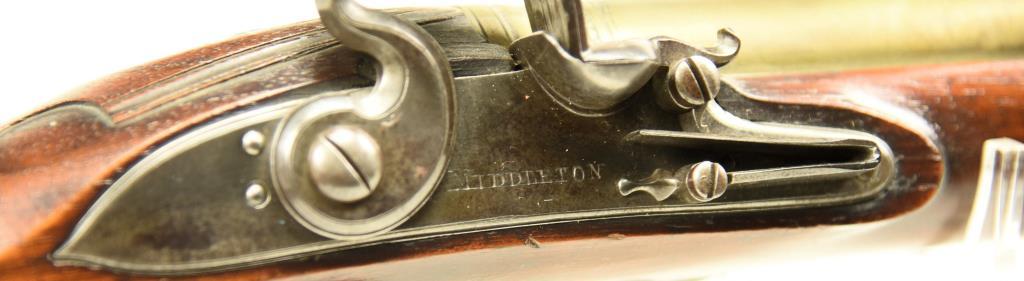 Lot #1807 - Middleton - English Flintlock Blunderbuss Black Powder Rifle SN# NSN 