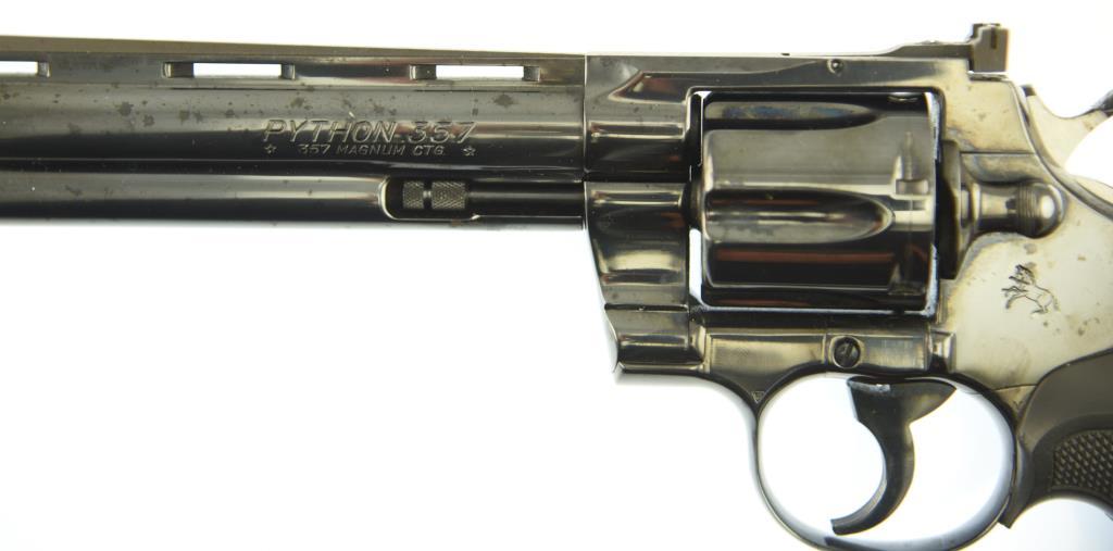 Lot #1834 - Colt's P.T.F.A. Mfg. Co. Python Double Action Revolver SN# 173430 .357 Mag