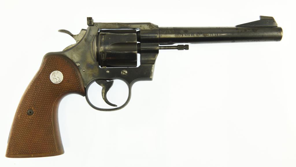 Lot #1860 - Colt's P.T.F.A. Mfg Co Officers Model Match Double Action Revolver SN# 67601 .22 LR