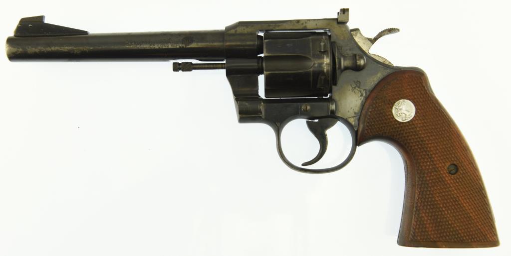 Lot #1860 - Colt's P.T.F.A. Mfg Co Officers Model Match Double Action Revolver SN# 67601 .22 LR