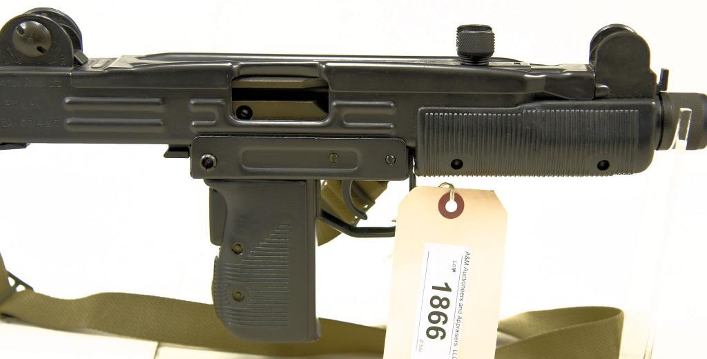 Lot #1866 - Imi/Action Arms, Ltd Uzi Model B Semi Auto Carbine Rifle SN# SA63427 9MM