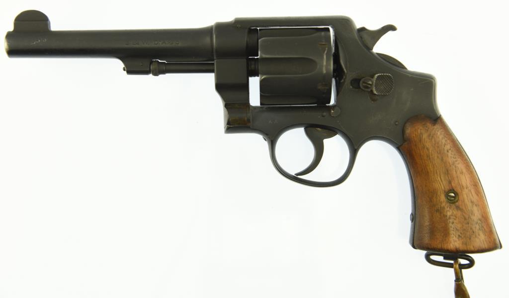 Lot #1906 - Smith & Wesson US Mdl 1917 DA .45 Double Action Revolver SN# 63932 .45 Cal