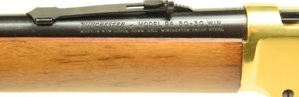 Lot #1948 - Winchester 94 Golden Spike Commemora Lever Action Rifle SN# GS66410 .30-30 Cal