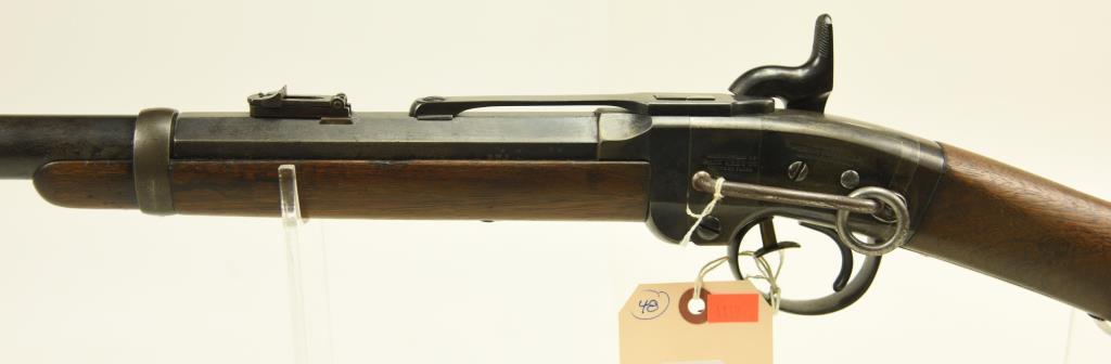 Lot #1950 - Mass Arms Co. Smith Carbine Saddle Ring Single Shot BP Cartridge Rifle SN# 20854 .50 Cal
