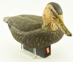 Lot # 4569 - Dave Morgan, Milford, DE Carved cork body black duck