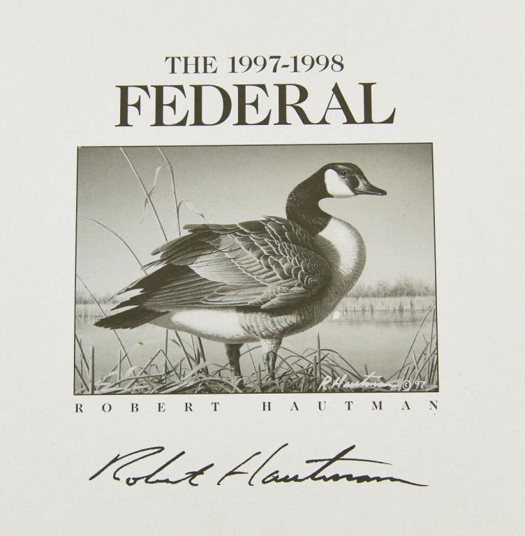 Lot # 4579 - (3) Unframed Federal duck stamp prints all in original folders each signed and