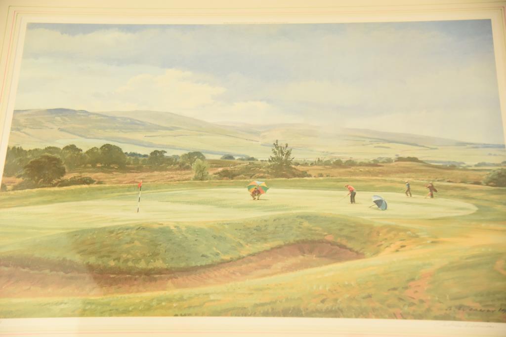 Lot # 4049 - “6th Green, King’s Course- Gleneagles” limited edition print by Arthur Weaver