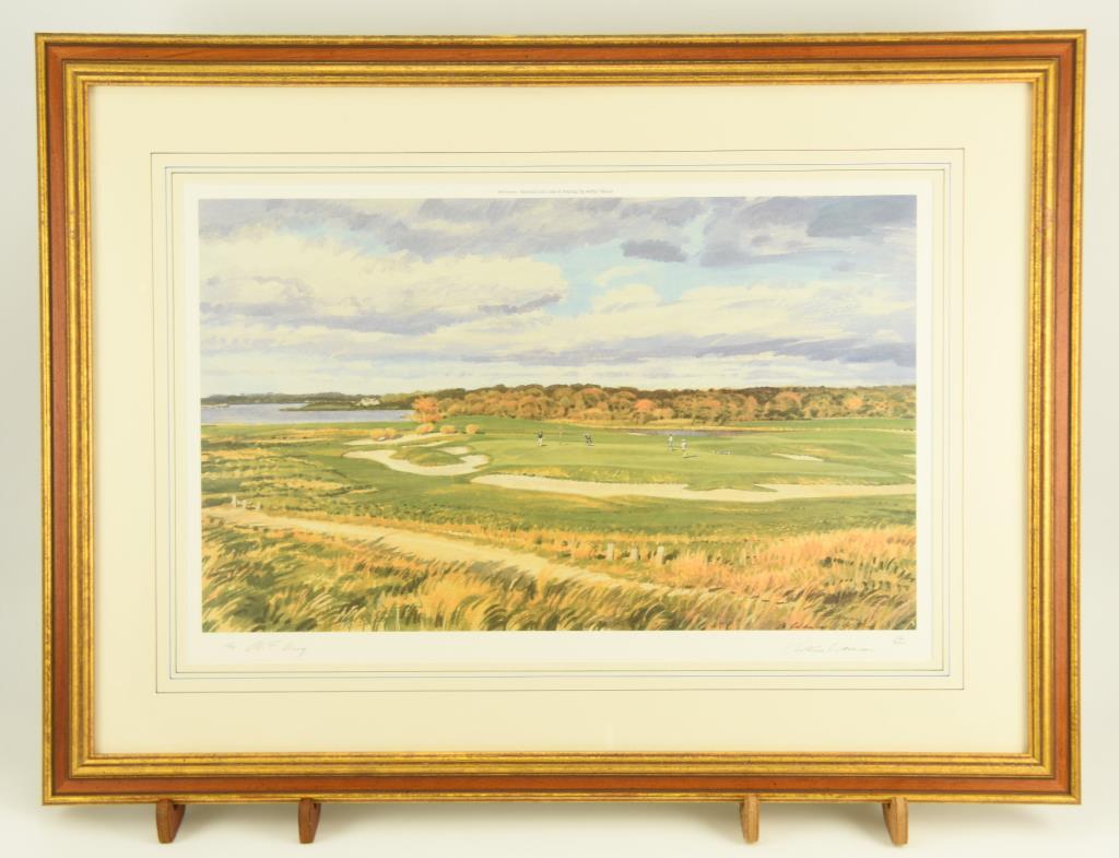 Lot # 4051 - “6th Green, National Golf Links of America” limited edition print by Arthur Weaver.