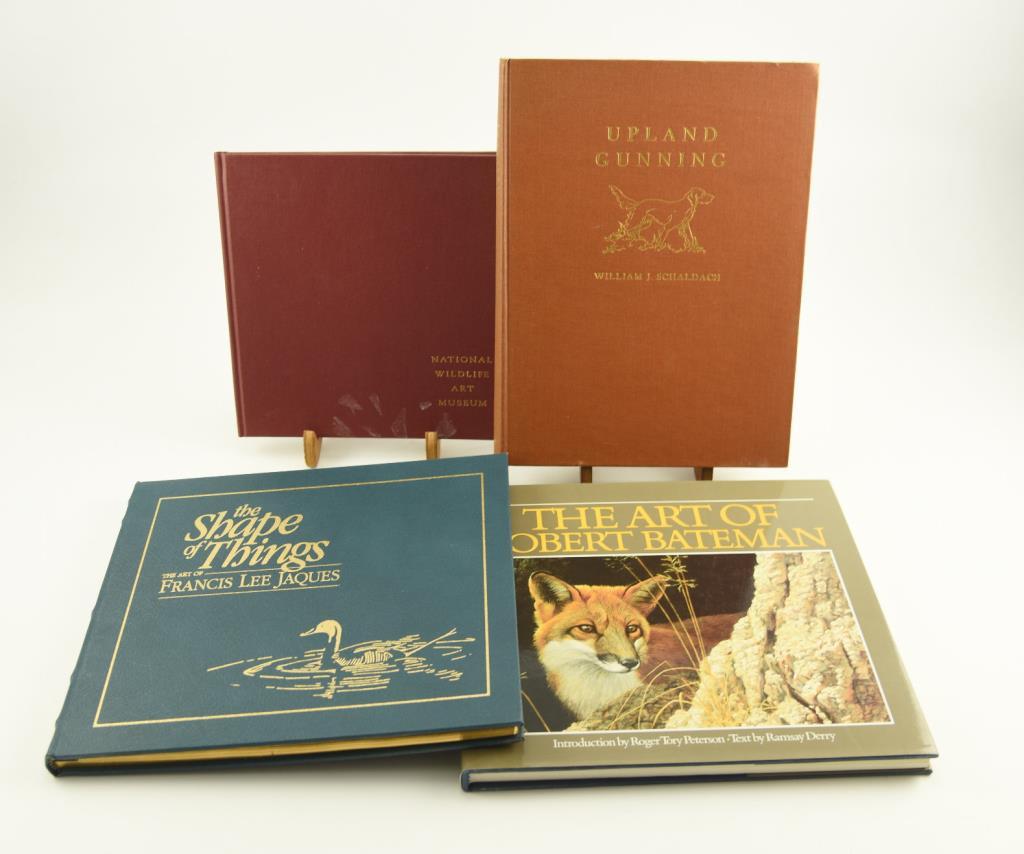 Lot # 4054 - (4) Wildlife art related books to include “The Shape of Things-The Art of Francis