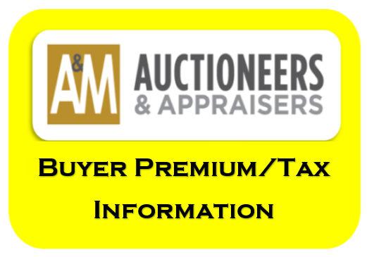 Buyer Premium/Tax Info