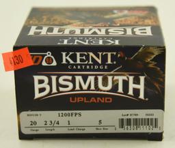 (2) full boxes of Federal 20 gauge 2 ½” 8 shot and (2) full boxes of Winchester 20 gauge 2 ¾” #8