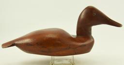 Woodrow Wilson, Crisfield, MD 1979 Oak 1945 Ward Brothers Replica decoy signed and dated on