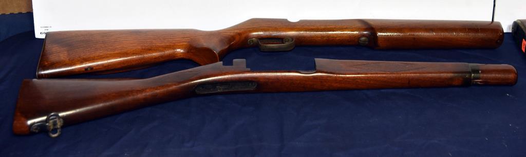 Lot #13 - (4) Gun rifle stocks: 27”, 29”, 29½” and 30”