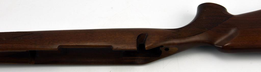 Lot #24 - Remington 31” rifle stock and 18” rifle barrel with German Nazi markings