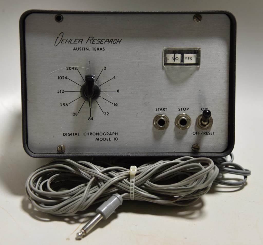 Lot #7 - Oehler Research model 10 Digital Chronograph, Brownells Blank Screw Kit