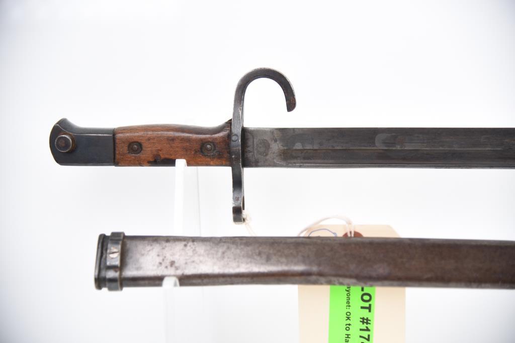 Lot #204 - Japanese Type 30 Bayonet w/scabbard