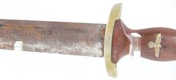 German SA Dagger with Scabbard. Blade is Rusty