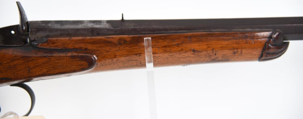 MANUFACTURER/IMP BY: Flobert (Belgian), MODEL: Rolling Block Rifle, ACTION TYPE: Single Shot Rifle