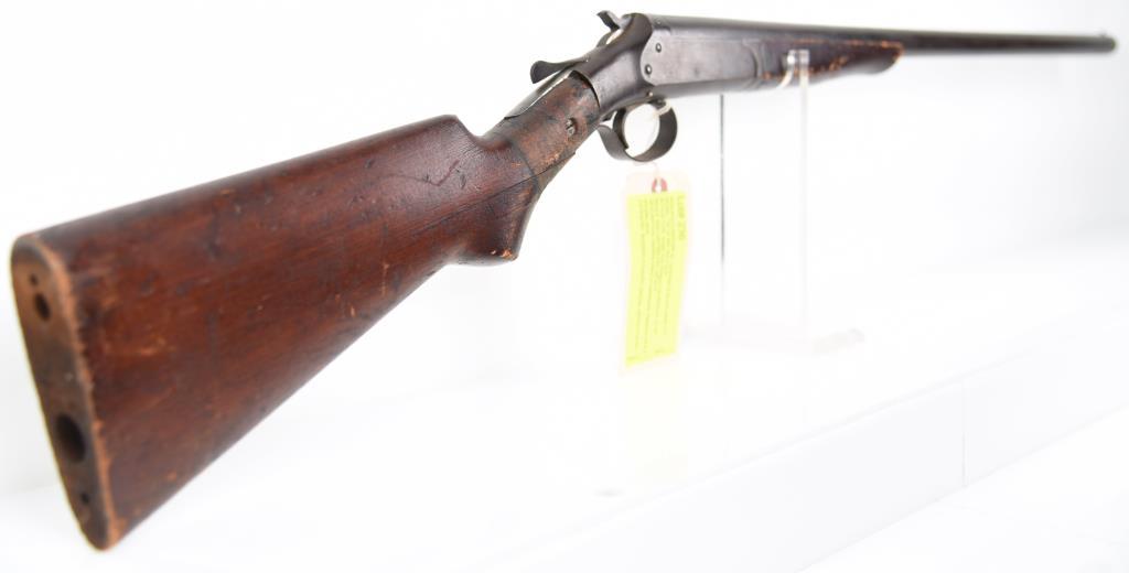 MANUFACTURER/IMP BY: HOPKINS & ALLEN ARMS CO., MODEL: TIP UP BBL SHOTGUN, ACTION TYPE: Single