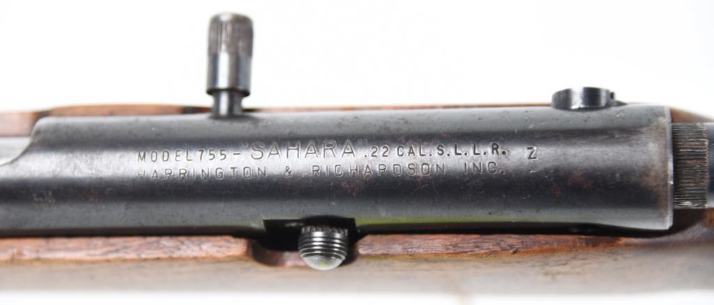 MANUFACTURER/IMP BY: HARRINGTON & RICHARDSON, MODEL: 755 SAHARA, ACTION TYPE: Bolt Action Rifle