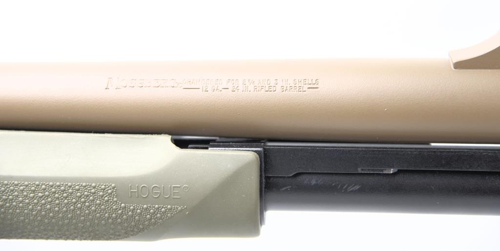 MANUFACTURER/IMP BY: MOSSBERG, MODEL: 500 AB, ACTION TYPE: Pump Action Shotgun, CALIBER/GA: 12