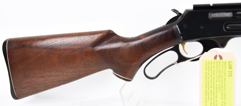 MANUFACTURER/IMP BY: MARLIN FIREARMS CO, MODEL: 336 R.C., ACTION TYPE: Lever Action Rifle,