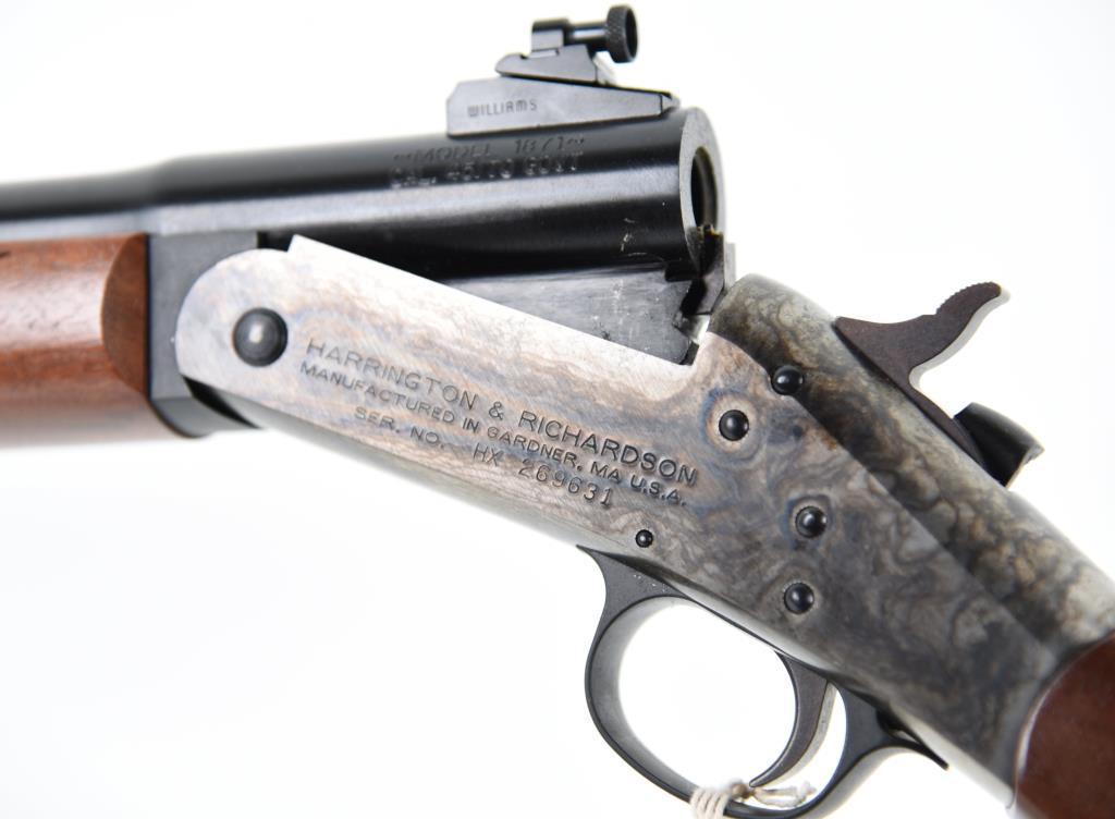 MANUFACTURER/IMP BY: Harrington & Richardson 1871, MODEL: 1871 Buffalo Classic, ACTION TYPE: