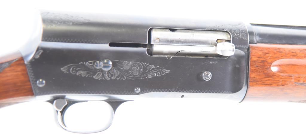 MANUFACTURER/IMP BY: Browning Arms Co, MODEL: A5 Mangum (Belgium), ACTION TYPE: Semi Auto Shotgun,