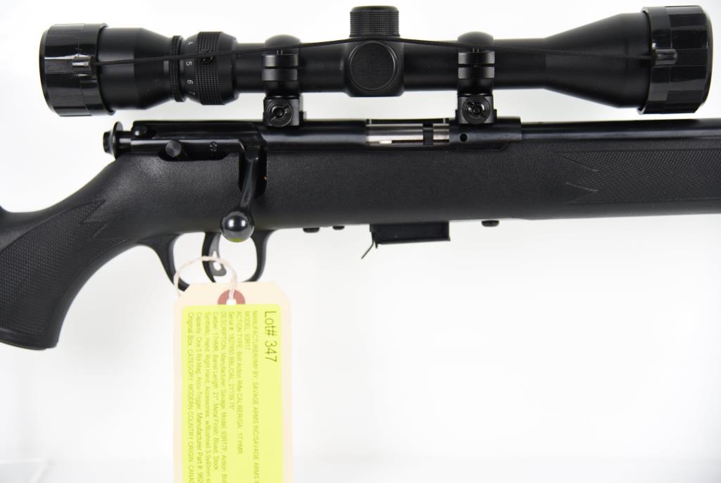 MANUFACTURER/IMP BY: SAVAGE ARMS INC/SAVAGE ARMS INC, MODEL: 93R17, ACTION TYPE: Bolt Action