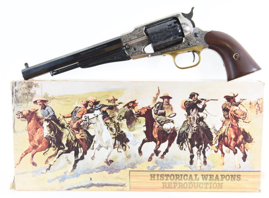 MANUFACTURER/IMP BY: F. Llipietta, MODEL: 1858 New Model Army, ACTION TYPE: Single Action,