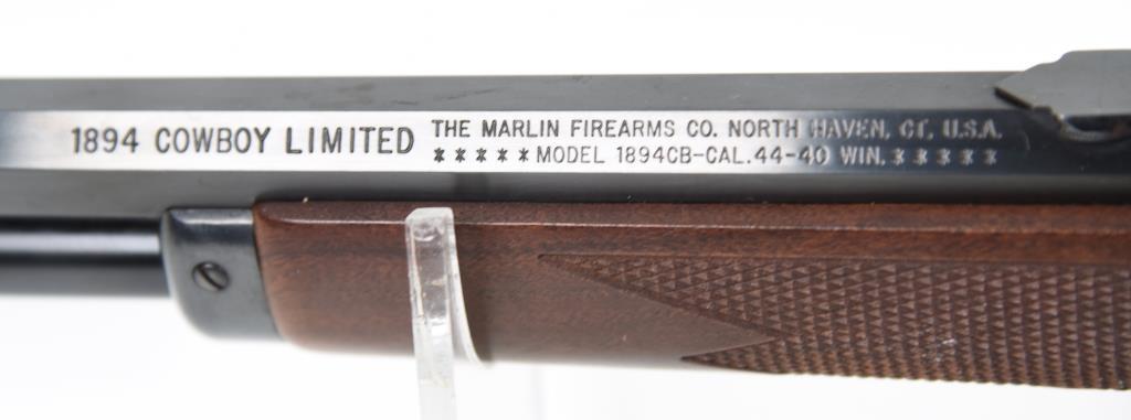 MANUFACTURER/IMP BY: Marlin Firearms Co, MODEL: 1894 Cowboy Limited, ACTION TYPE: Lever Action