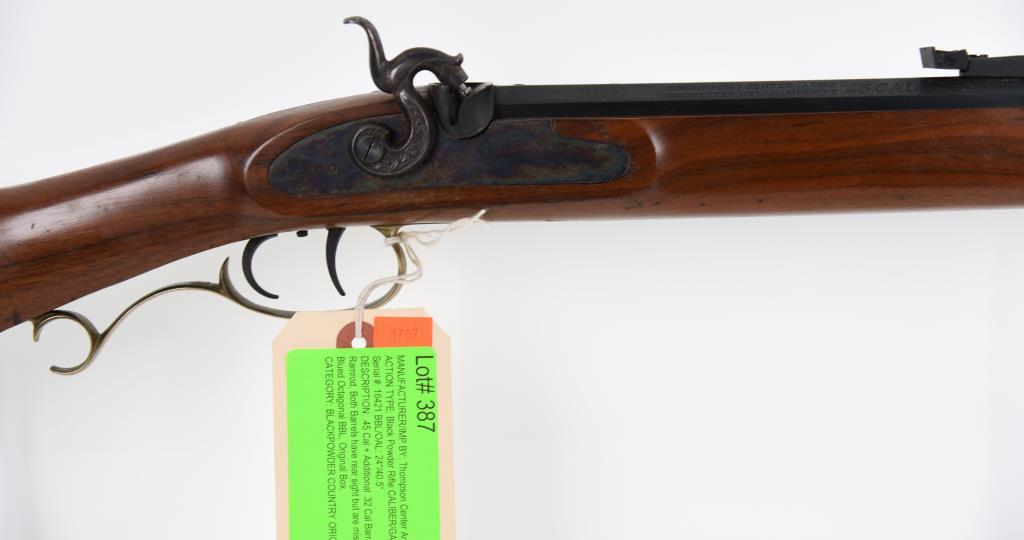 MANUFACTURER/IMP BY: Thompson Center Arms, MODEL: Cherokee, ACTION TYPE: Black Powder Rifle