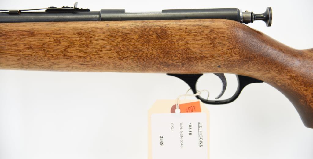 J.C. Higgins 103.18 Bolt Action Rifle .22 LR MODERN