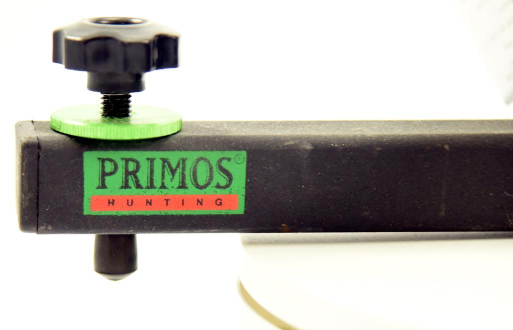 Lot #2027 - Primos Hunting Bench Anchor Dup Adjustable Shooting Rest with owners manual (like n