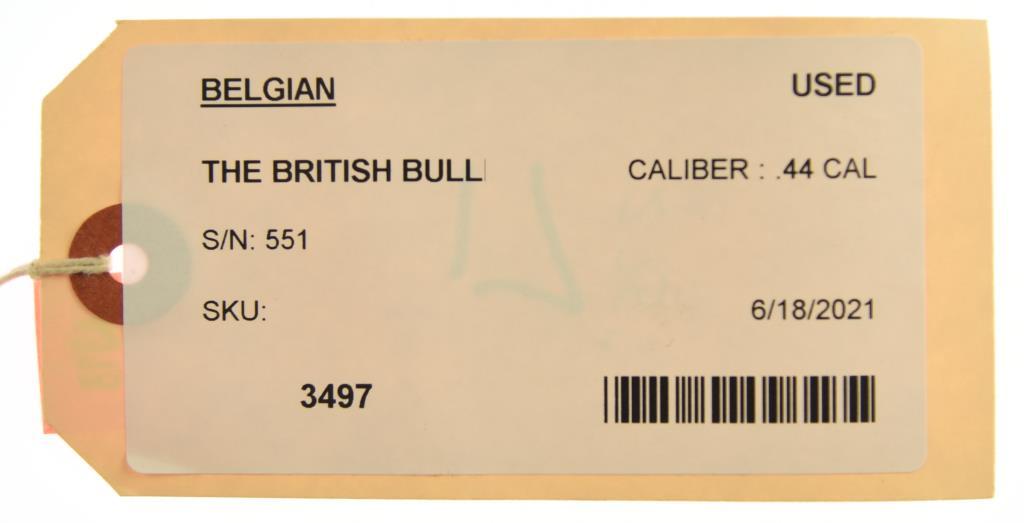 Belgian The British Bulldog Double Action Revolver .44 Cal Regulated/C&R