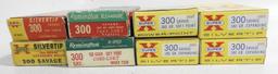 Lot #2134 - (8) boxes of .300 savage 180 grain &150 grain rifle rounds (approx. 160 rounds total)