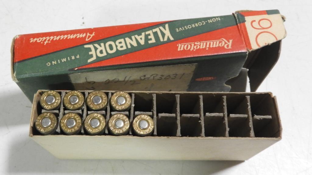 Lot #2138 - Qty of miscellaneous reloaded ammo .222 Remington, .35 Remington, (2) boxes of