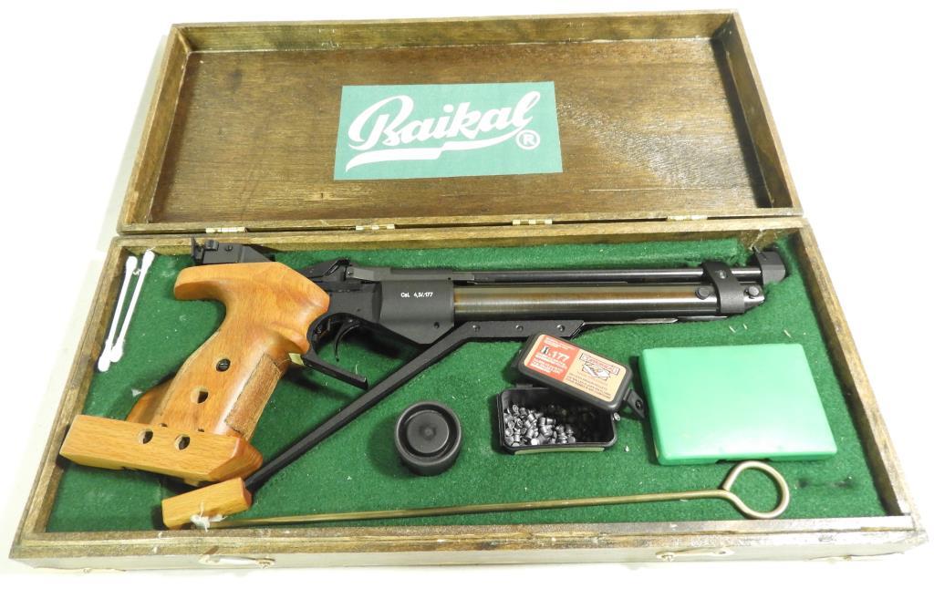 Lot #2144 - European American Armory Corp. model IZH46 4.5mm .177 cal air pistol with original