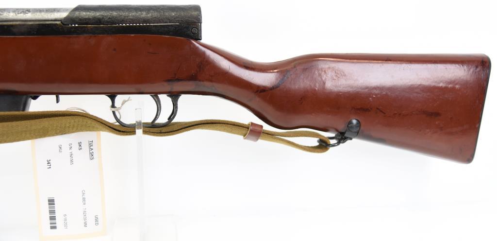 Tula SKS Semi Auto Rifle 7.62x39 MM MODERN