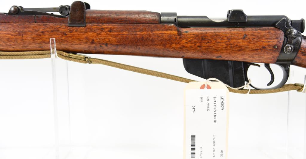 Lithgow SHT Le No 1 MK III* Bolt Action Rifle 303 Cal MODERN/C&R