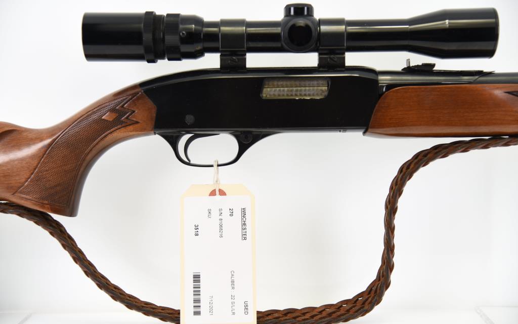 WINCHESTER 270 Pump Action Rifle .22 S/L/LR MODERN