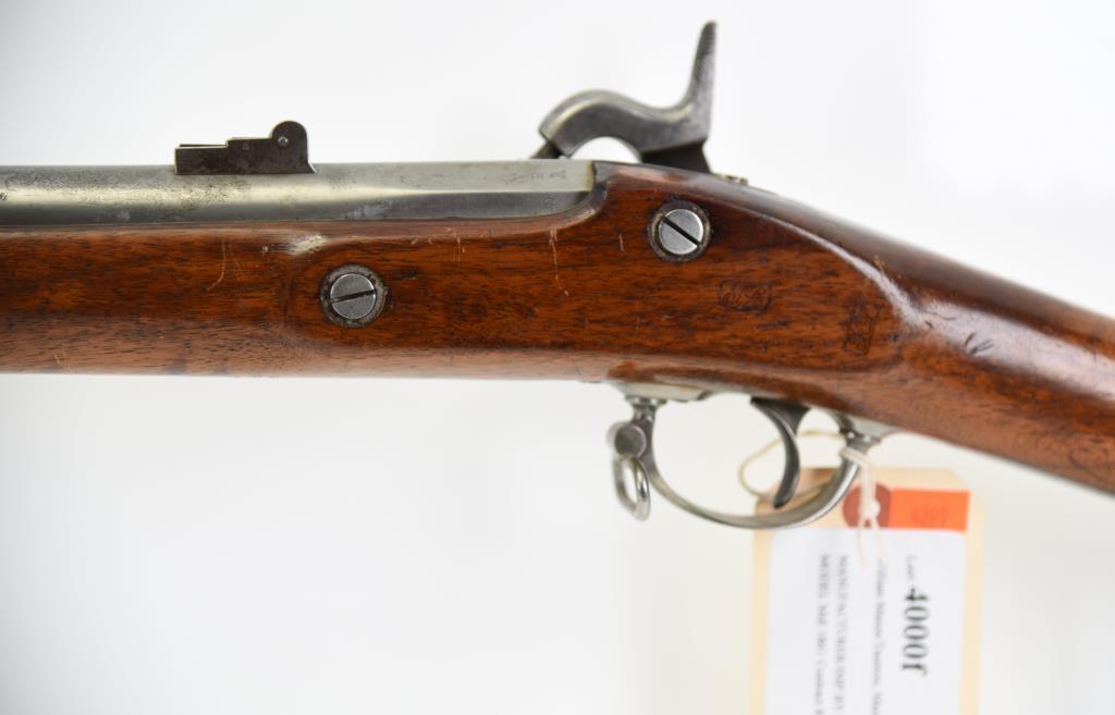 William Mason/Taunton, Mass Mdl 1861 Contract Rifle Musket Black Powder Rifle .58 Cal BLACKPOWDER