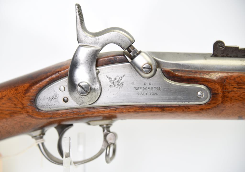 William Mason/Taunton, Mass Mdl 1861 Contract Rifle Musket Black Powder Rifle .58 Cal BLACKPOWDER