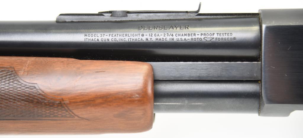 ITHACA GUN CO 37 FEATHERLITE Pump Action Shotgun 12 GA MODERN